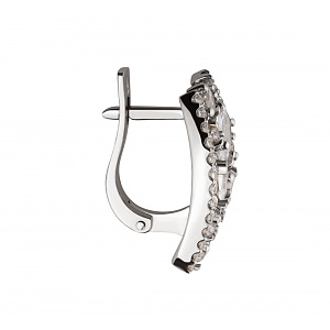 Золоті сережки з фіанітами (2б_с-129) фотографія