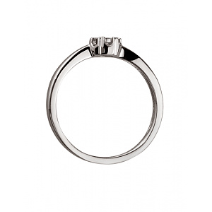 Золотое кольцо с бриллиантом (01-200492258) фотография