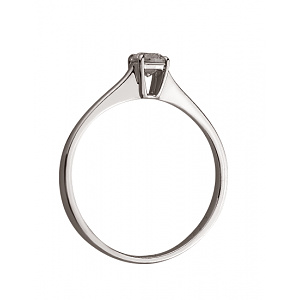 Золота каблучка з діамантом (01-200542658) фотографія