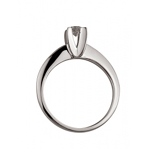 Золота каблучка з діамантом (01-200616858) фотографія