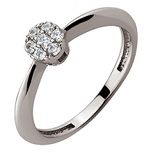 Золота каблучка з цирконієм куб. (01-19113059)