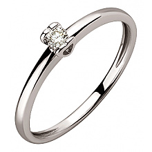 Золота каблучка з діамантом (01-200633459)