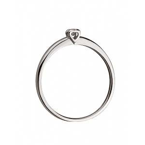 Золота каблучка з діамантом (01-200633459) фотографія