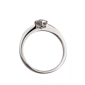 Золота каблучка з діамантами (01-200745959) фотографія