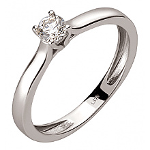 Золотое кольцо с бриллиантом (01-200816059)