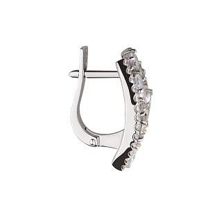 Золоті сережки з фіанітами (2б_с-129) фотографія