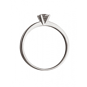 Золота каблучка з цирконієм куб. (01-200331560) фотографія