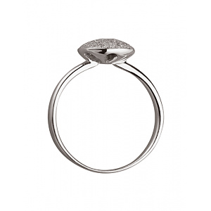 Золота каблучка з діамантами (01-200438260) фотографія