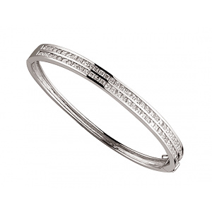 Золотий  браслет з цирконієм куб. (01-200487560) фотографія