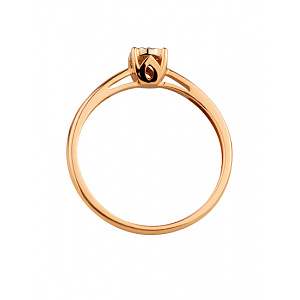 Золотое кольцо с бриллиантами (01-200575960) фотография