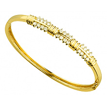 Золотий браслет з діамантами (01-200581560)