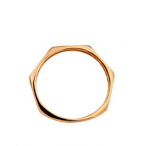 Золота каблучка з цирконієм куб. (01-200590060) фотографія