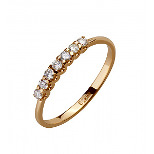 Золотое кольцо с бриллиантами (1б_к-300) фотография