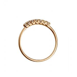 Золотое кольцо с бриллиантами (1б_к-300) фотография