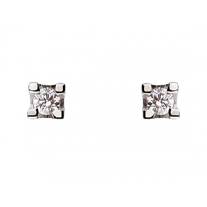 Золотые серьги с бриллиантами (01-19201561) фотография