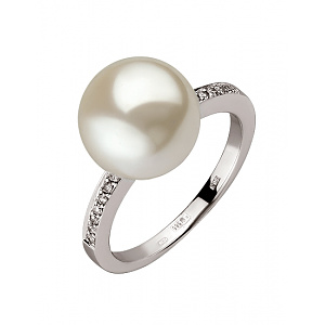 Золотое кольцо с бриллиантами (01-200382761) фотография