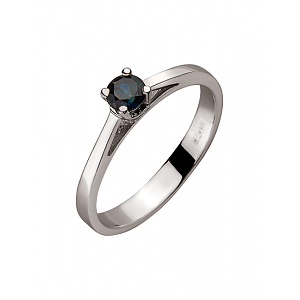 Золотое кольцо с корундом (01-200481161) фотография