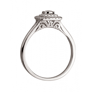 Золотое кольцо с бриллиантами (01-200542661) фотография