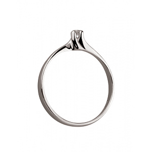 Золотое кольцо с бриллиантом (01-200552661) фотография