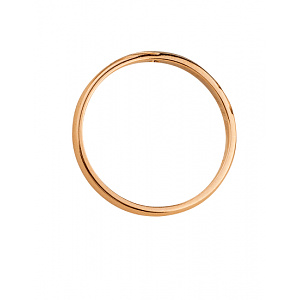 Золотое обручальное кольцо  с бриллиантом (01-200602961) фотография