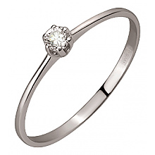 Золота каблучка з діамантом (01-200755461)