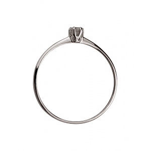 Золота каблучка з діамантом (01-200755461) фотографія