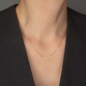 Золоте кольє  (1н182/00) фотографія