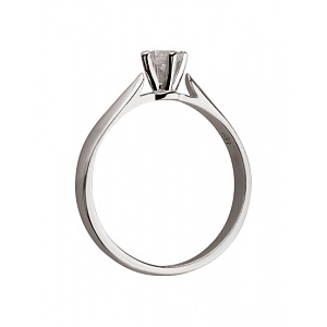 Золотое кольцо с бриллиантом (01-200547262) фотография