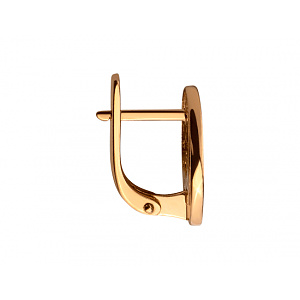 Золоті сережки з цирконієм куб. (01-200573462) фотографія