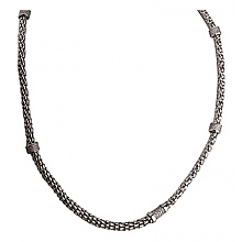 Золоте кольє з цирконієм куб. (01-200581562)