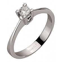 Золотое кольцо с бриллиантом (01-200606462)