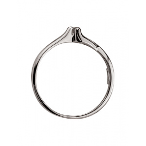 Золота каблучка з діамантом (01-200755462) фотографія