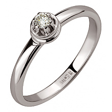 Золота каблучка з діамантом (01-200766262)