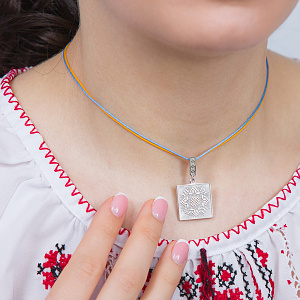 Золотий кулон «Здоров'я» (2б_п-241) фотографія