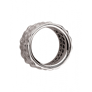 Золота каблучка з діамантами (01-19131663) фотографія