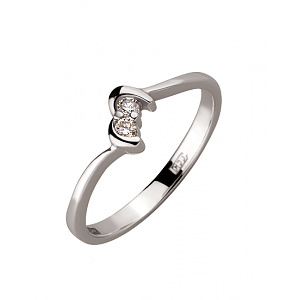 Золотое кольцо с бриллиантами (01-200055163) фотография