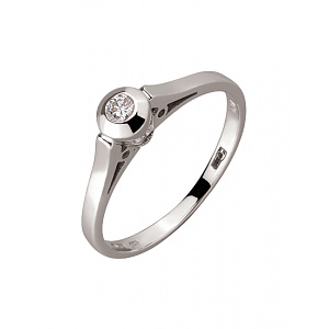 Золотое кольцо с бриллиантом (01-200079163) картинка Золотое кольцо с бриллиантом (01-200079163) фотография