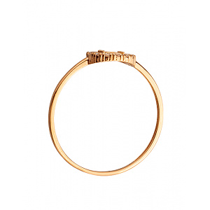 Золота каблучка з цирконієм куб. (01-200535063) фотографія