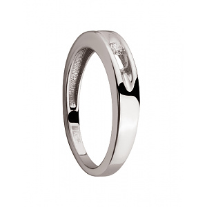 Золотое кольцо с бриллиантом (01-200559563) фотография