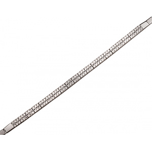 Золотий браслет з фіанітом (цирконієм куб.) (01-200766263) фотографія