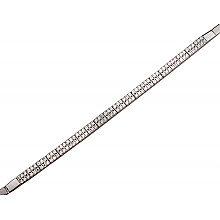 Золотий браслет з фіанітом (цирконієм куб.) (01-200766263)