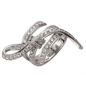 Золотое  кольцо с бриллиантами (01-200815963) фотография