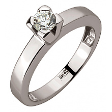 Золота каблучка з діамантом (01-200851663)