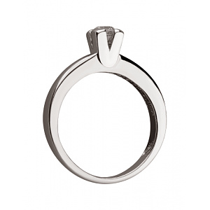 Золота каблучка з діамантом (01-200851663) фотографія