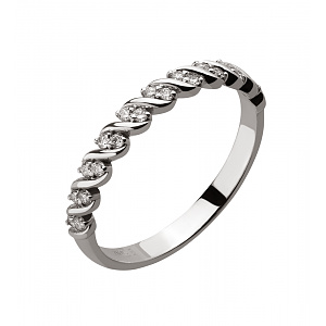 Золотое кольцо с бриллиантами (2б_к-245) фотография