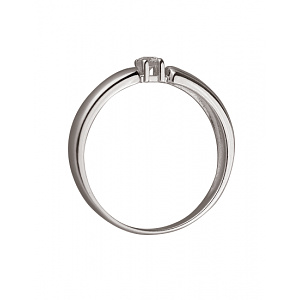 Золота каблучка з діамантом (01-200104664) фотографія