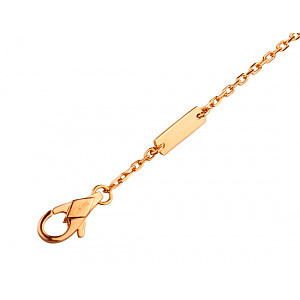 Золотой браслет с цирконием куб. (01-200542764) фотография