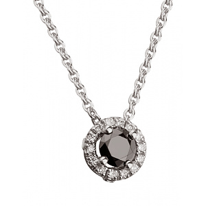 Золотое колье с бриллиантами (01-200559564) фотография