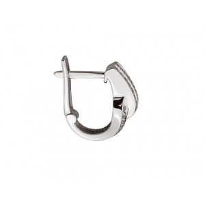 Золоті сережки з фіанітом (цирконієм куб.) (01-200742464) фотографія