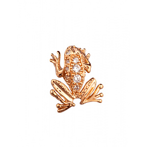 Золотой кулон с фианитом (цирконием куб.) (01-200761664) фотография